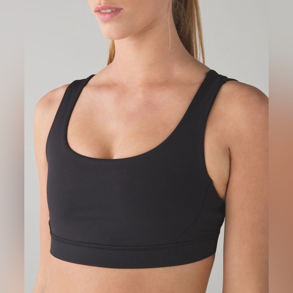 🍋Lululemon Energy Bra Exhale Black - Picture 3 of 11